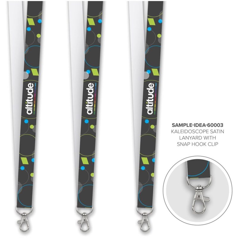 Kaleidoscope Satin Lanyard