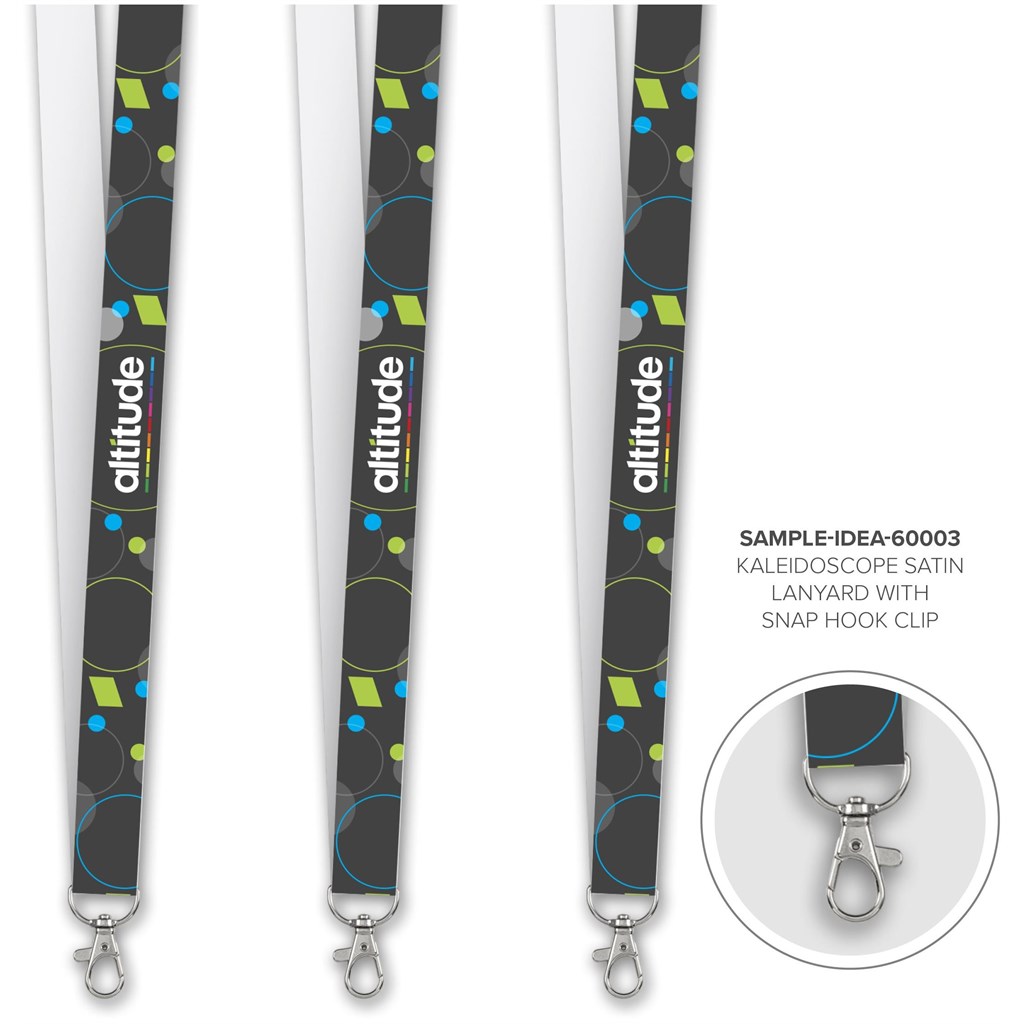 Kaleidoscope Satin Lanyard